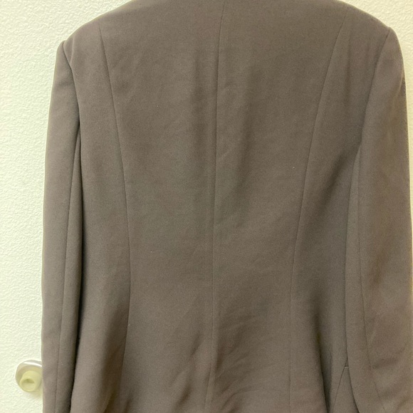 CASION Chocolate Beown Blazer With Button Down Front Size 16. - Picture 5 of 5